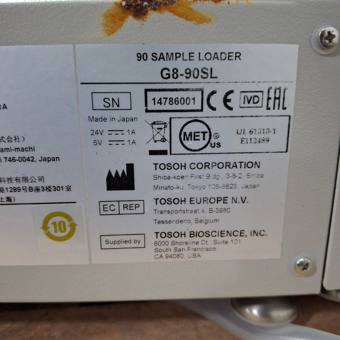 Tosoh Bioscience, Inc G8 Analyzer