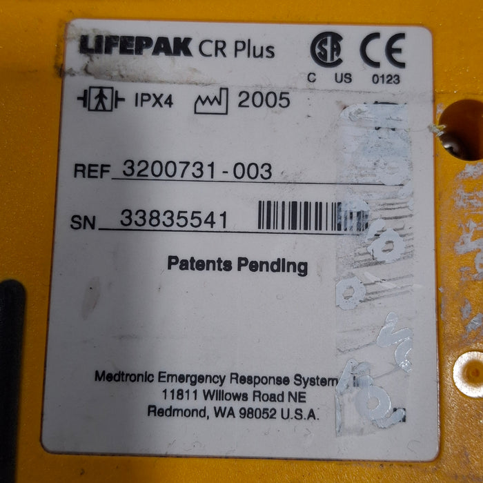 Medtronic LifePak CR Plus Defibrillator