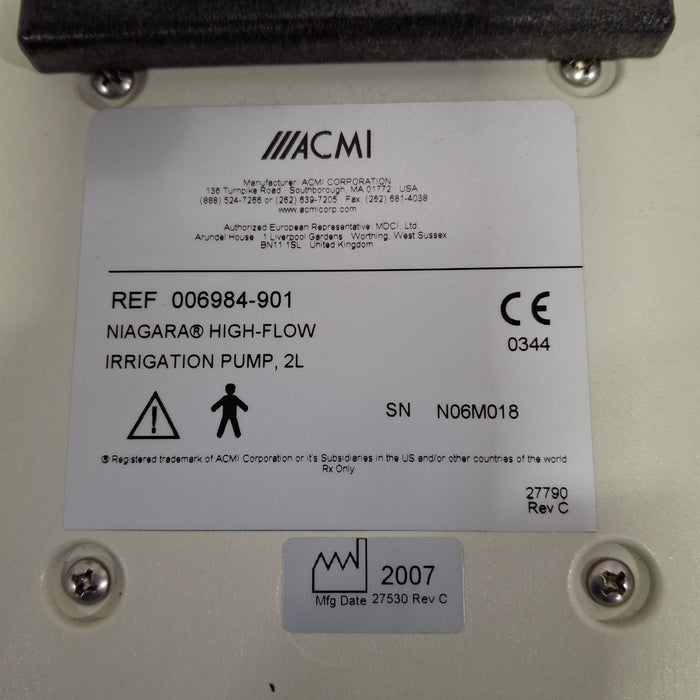 ACMI Niagara High-Flow Irrigation Pump