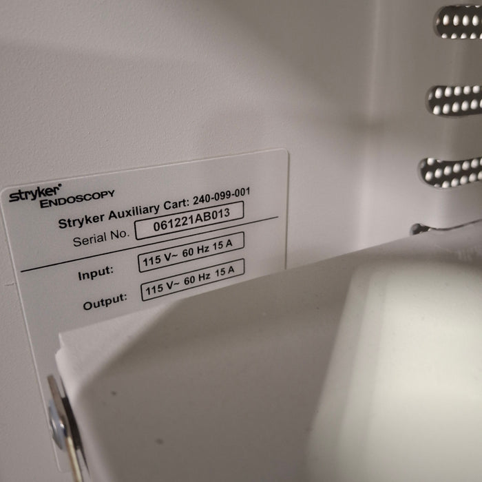 Stryker 240-099-001 Auxilary Cart