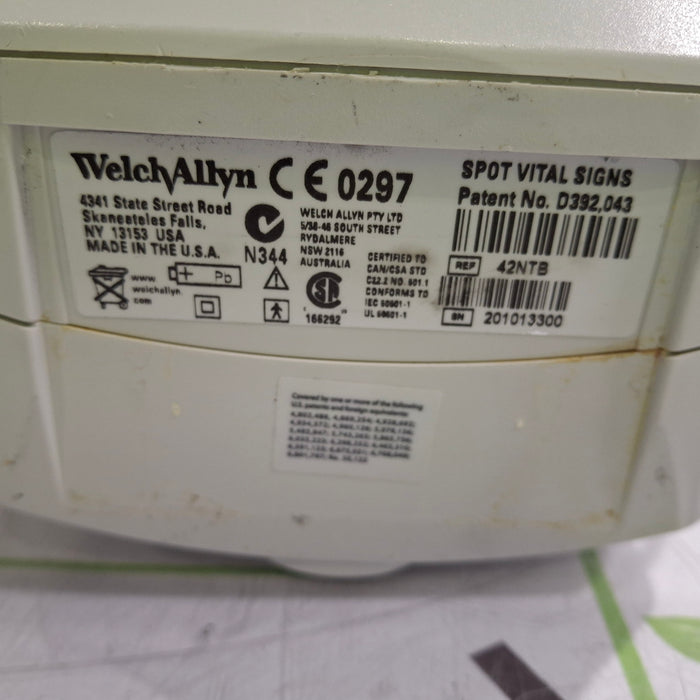 Welch Allyn Spot 420 - NIBP, Temp, Nellcor SpO2 Vital Signs Monitor