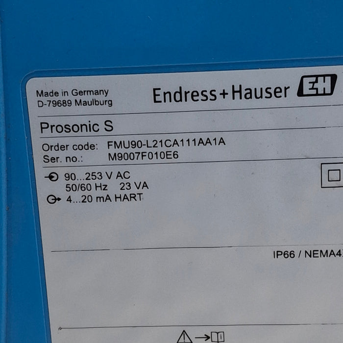 Endress+Hauser Endress+Hauser Prosonic S Ultrasonic Measurement System Research Lab reLink Online