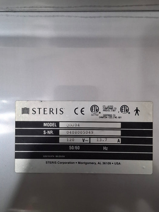 Steris QDJ04 Dual Compartment Warming Cabinet