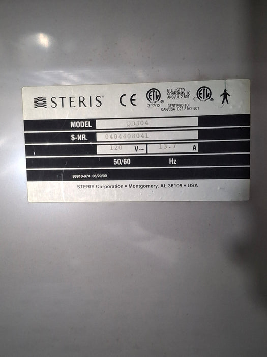 Steris QDJ04 Dual Compartment Warming Cabinet