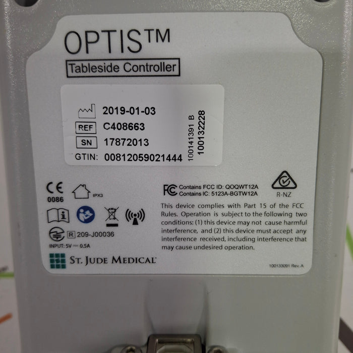 St. Jude Medical, Inc. Optis C408663 Tableside Controller