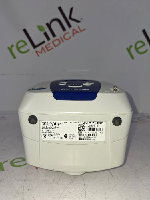 Welch Allyn Spot 420 - NIBP, Temp, Nellcor SpO2 Vital Signs Monitor