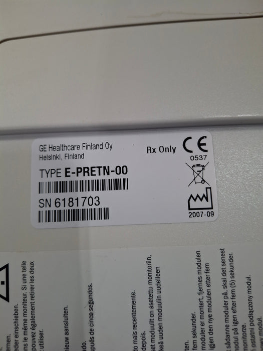 GE Healthcare E-PRETN-00 Multiparameter Module