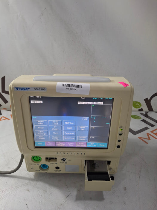 Fukuda Denshi Dynascope DS-7100 Patient Monitor