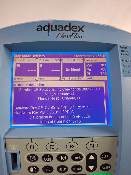 Aquadex FlexFlow Fluid Removal System