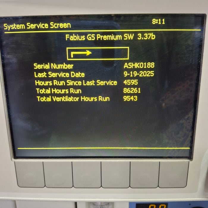 Draeger Medical Fabius GS Premium Anesthesia Machine