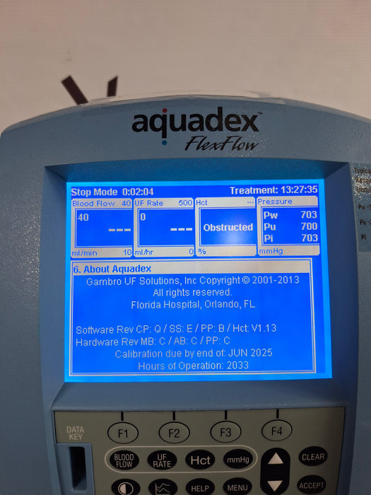 Aquadex FlexFlow Fluid Removal System