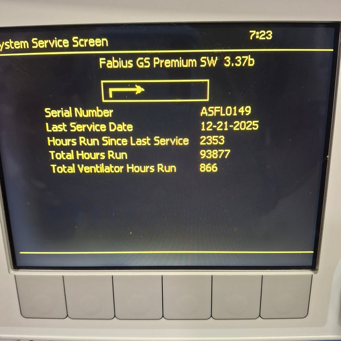 Draeger Medical Fabius GS Premium Anesthesia Machine