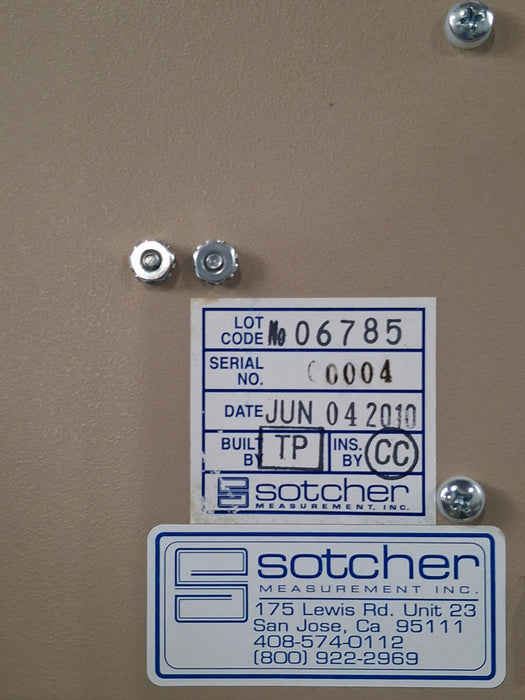 Sotcher-Test Equipment Sotcher-Test Equipment 564 Hi-Pot Tester Test Equipment reLink Online