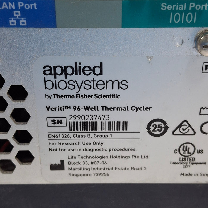 Applied Biosystems Veriti 96 Well Thermocycler