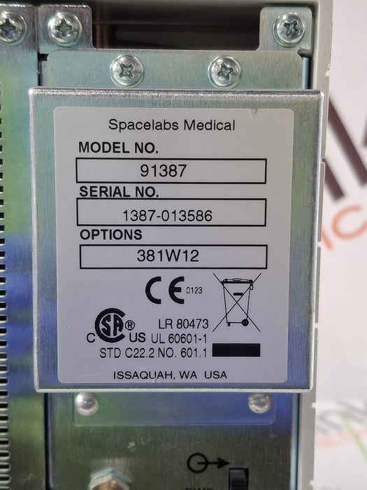 Spacelabs Healthcare Spacelabs Healthcare Ultraview SL 91387 Patient Monitor Patient Monitors reLink Online