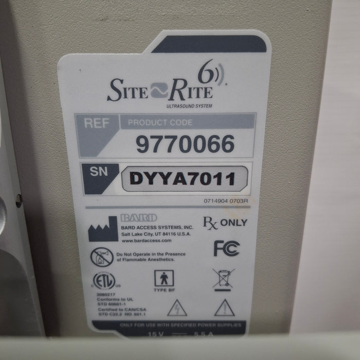 Bard Medical Site Rite 6 Ultrasound