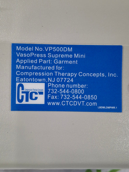 CTC VasoPress Supreme Mini VP500DM Pump