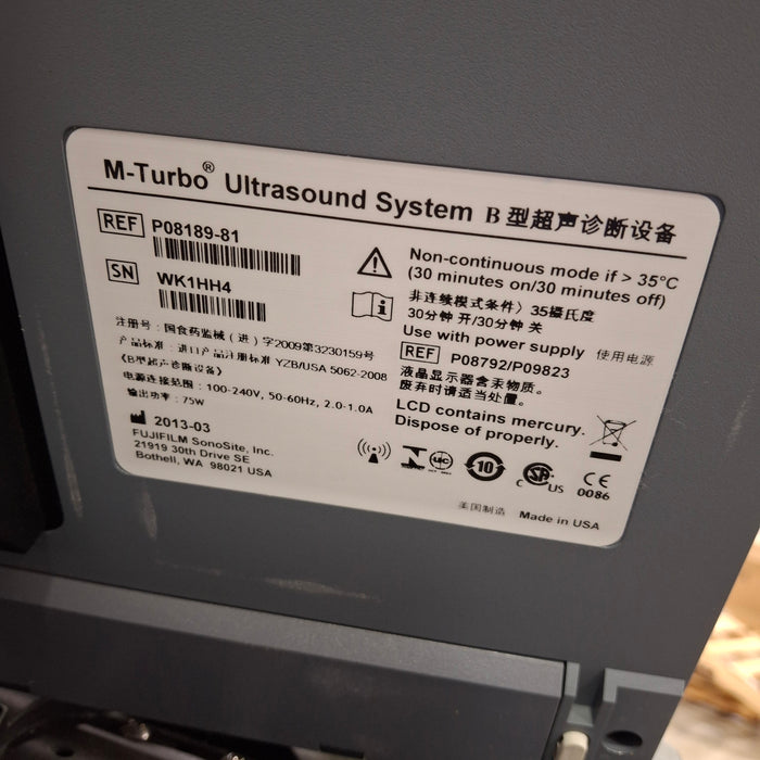 Sonosite M-Turbo Ultrasound