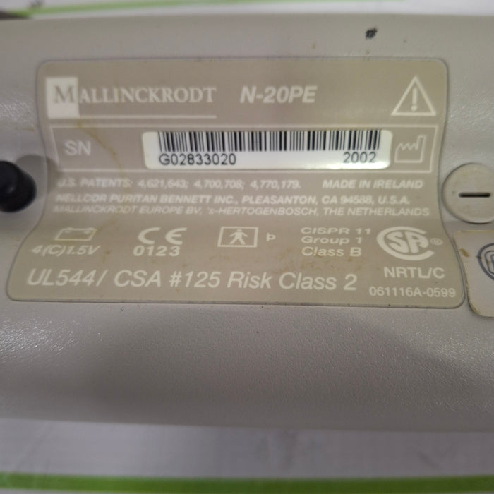 Nellcor N-20PE Pulse Oximeter