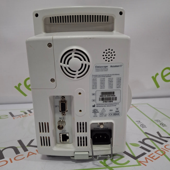 Mindray Datascope Accutorr V Vital Signs Monitor