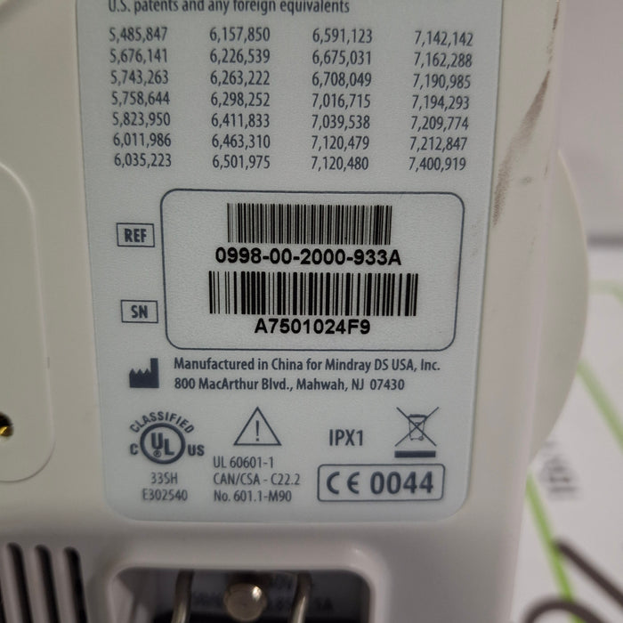 Mindray Datascope Accutorr V Vital Signs Monitor
