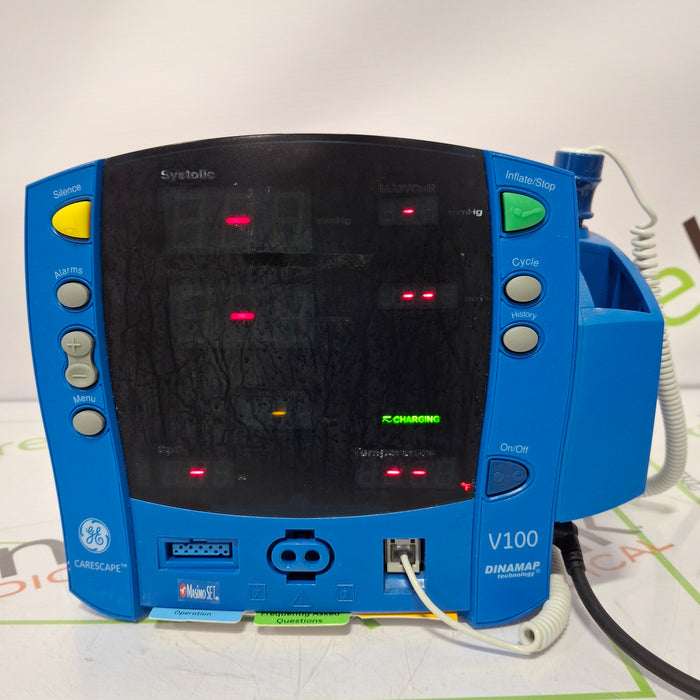 GE Healthcare Dinamap V100 - NIBP, SpO2, Temp Vital Signs Monitor