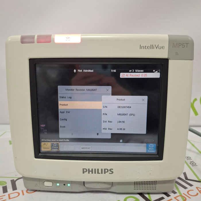 Philips IntelliVue MP5T Patient Monitor