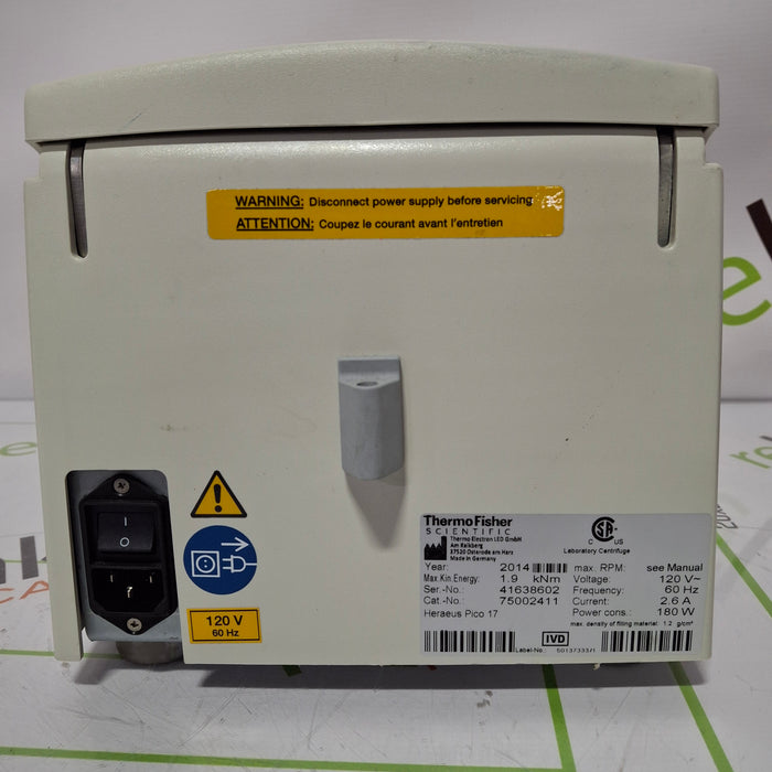 Thermo Scientific Heraeus Pico 17 Centrifuge