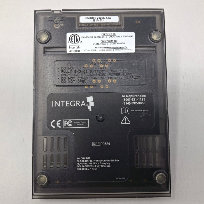 Integra Biosciences Corp Integra Biosciences Corp 90524 Dual Bay Battery Charger Surgical Equipment reLink Online