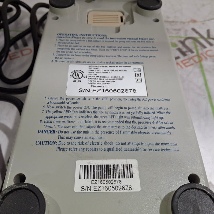 Medline Medline Genesis III Air Pump Fitness and Rehab Equipment reLink Online