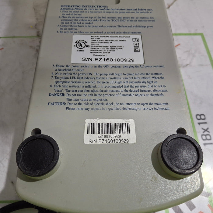 Medline Genesis III Air Pump