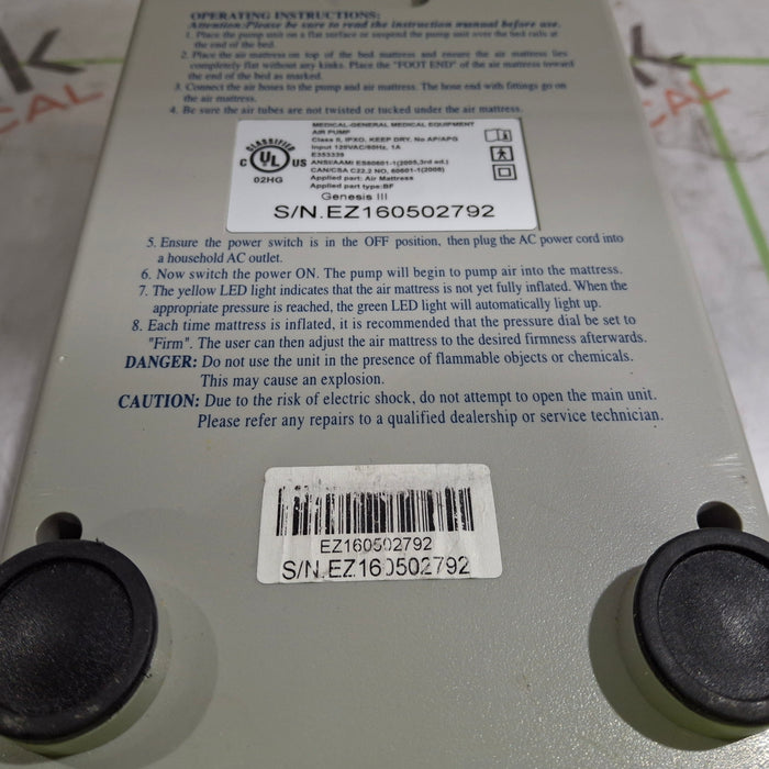 Medline Genesis III Air Pump
