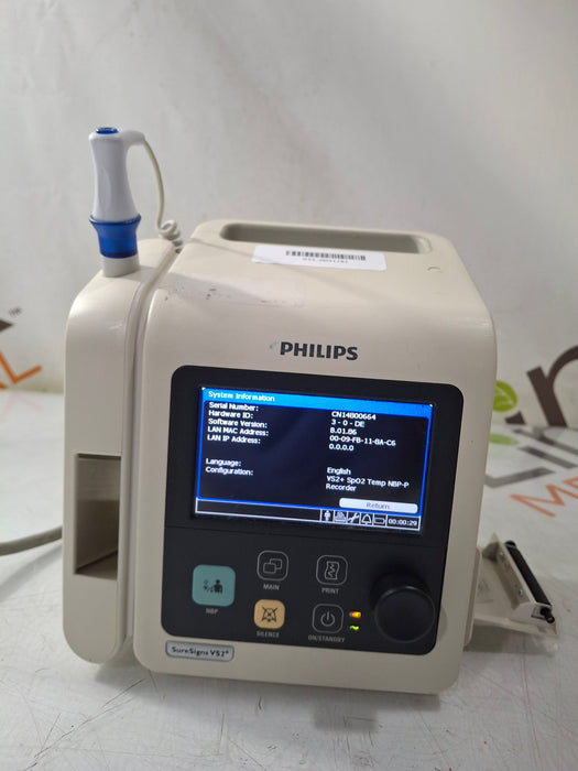 Philips SureSigns VS2+ Vital Signs Monitor