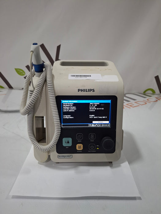 Philips SureSigns VS2+ Vital Signs Monitor