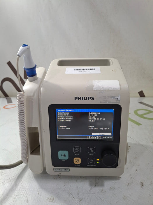 Philips SureSigns VS2+ Vital Signs Monitor