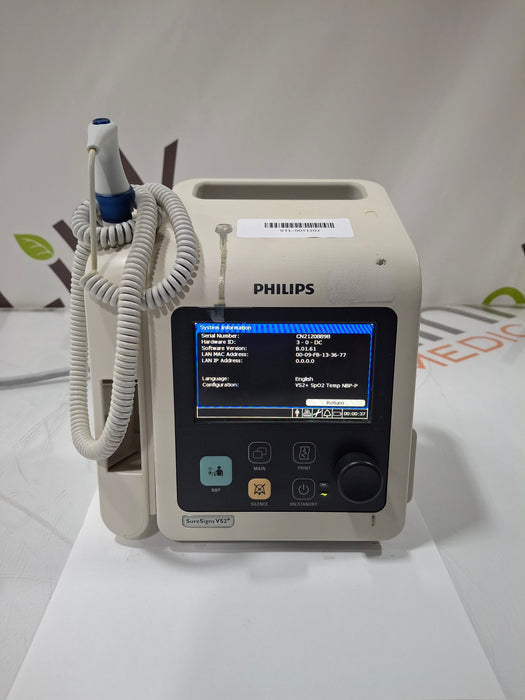 Philips SureSigns VS2+ Vital Signs Monitor