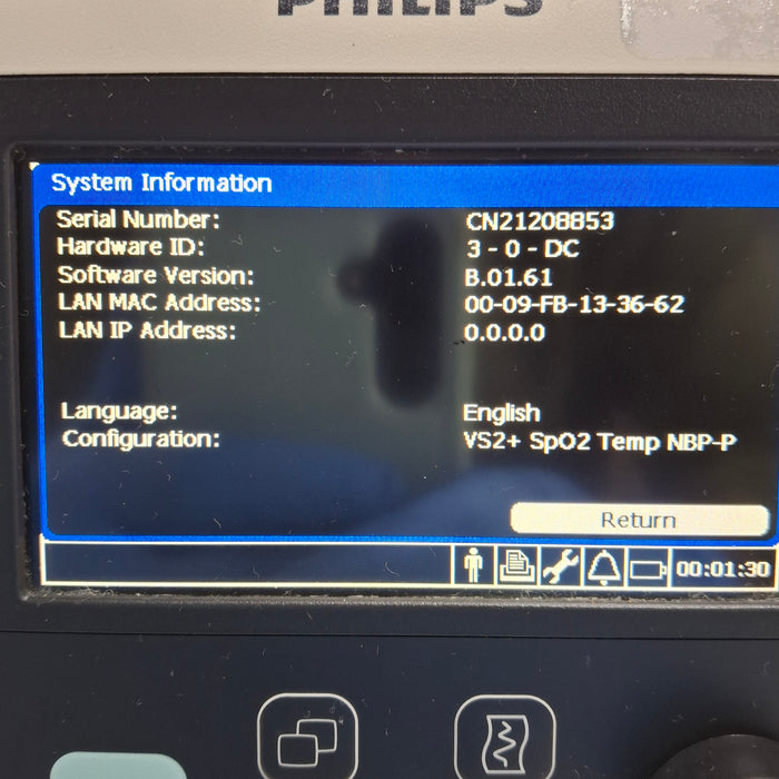Philips SureSigns VS2+ Vital Signs Monitor