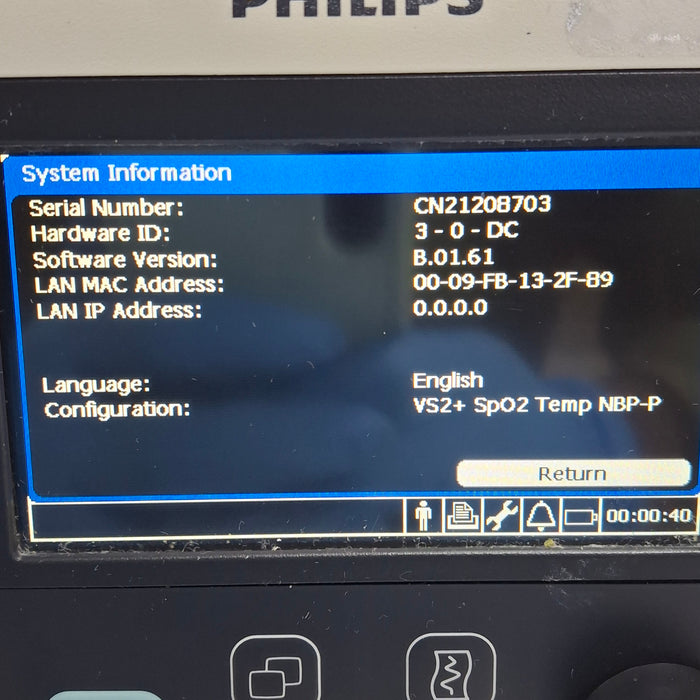 Philips SureSigns VS2+ Vital Signs Monitor