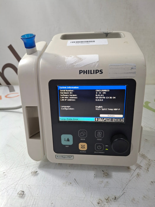 Philips SureSigns VS2+ Vital Signs Monitor
