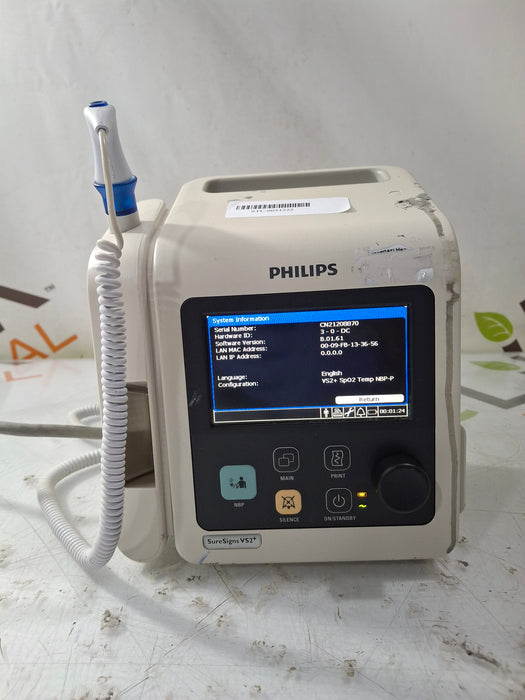 Philips SureSigns VS2+ Vital Signs Monitor