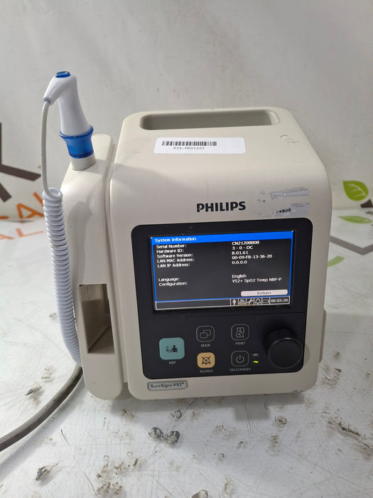 Philips SureSigns VS2+ Vital Signs Monitor