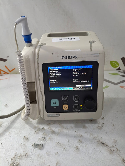 Philips SureSigns VS2+ Vital Signs Monitor