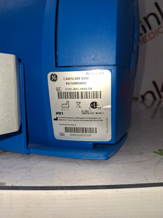 GE Healthcare Dinamap V100 - NIBP, SpO2, Temp Vital Signs Monitor