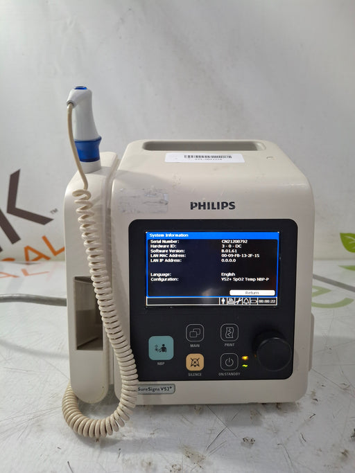 Philips Philips SureSigns VS2+ Vital Signs Monitor Patient Monitors reLink Online