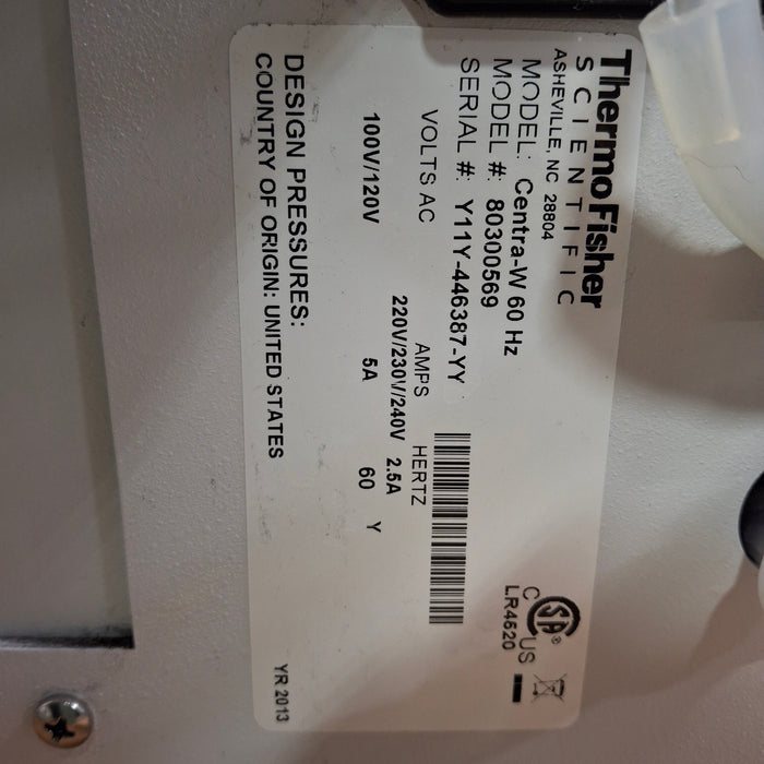 Thermo IEC Centra W Centrifuge