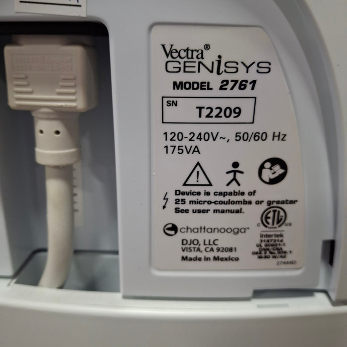 Chattanooga Group Chattanooga Group Vectra Genisys 2761 2-Channel Ultrasound Combo Unit Fitness and Rehab Equipment reLink Online