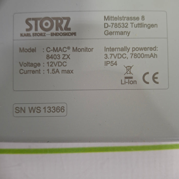Karl Storz Karl Storz 8403 ZX C-MAC Monitor Rigid Endoscopy reLink Online