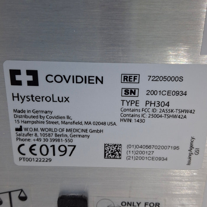 Covidien HysteroLux Fluid Management System