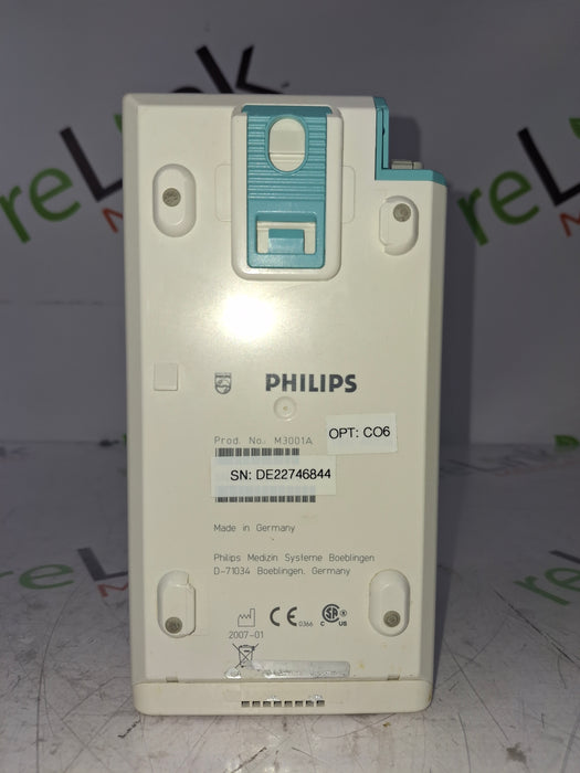 Philips M3001A-C06 Fast SpO2, NIBP, ECG, Temp, IBP MMS Module