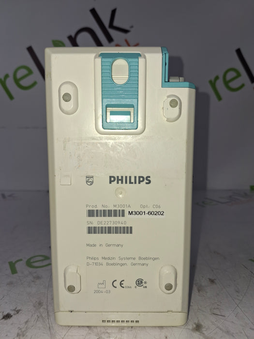 Philips Philips M3001A-C06 Fast SpO2, NIBP, ECG, Temp, IBP MMS Module Patient Monitors reLink Online